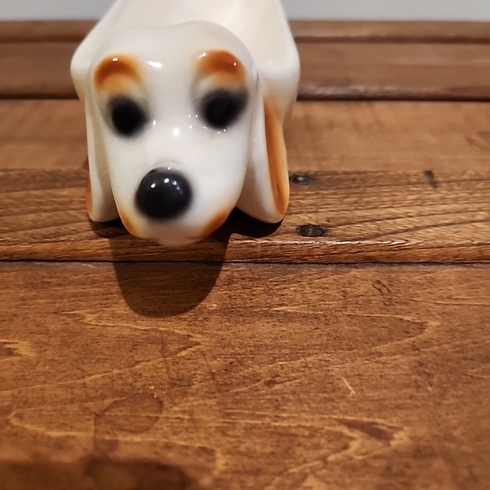 Dachshund Wiener Dog Ceramic Hotdog Dish,Trinket Jewelry Cracker Tray 9.5" Long - Picture 3 of 5